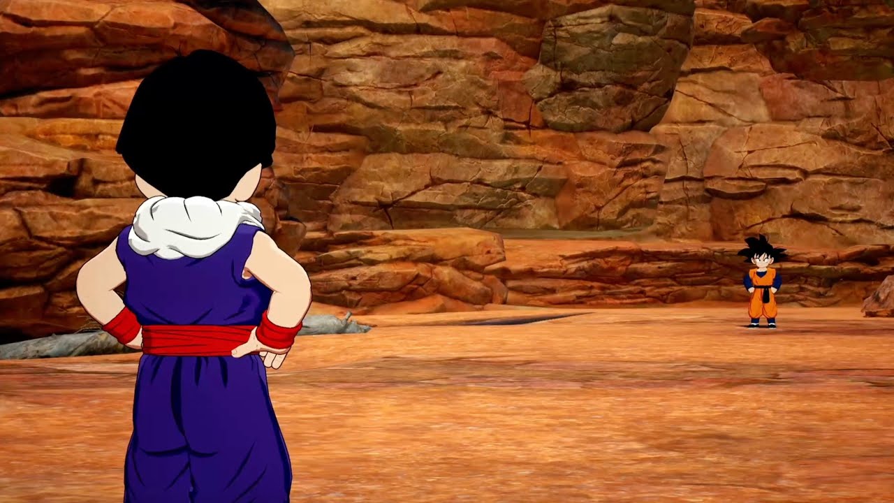 KId gohan VS Kid goten