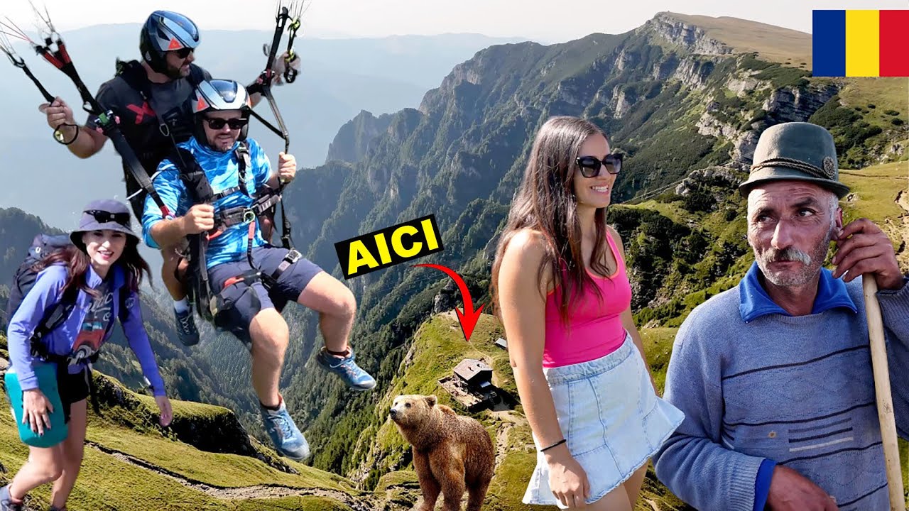 Viața IREALĂ a ciobanilor din Bucegi! Zburăm cu PARAPANTA și dormim la cabana Caraiman
