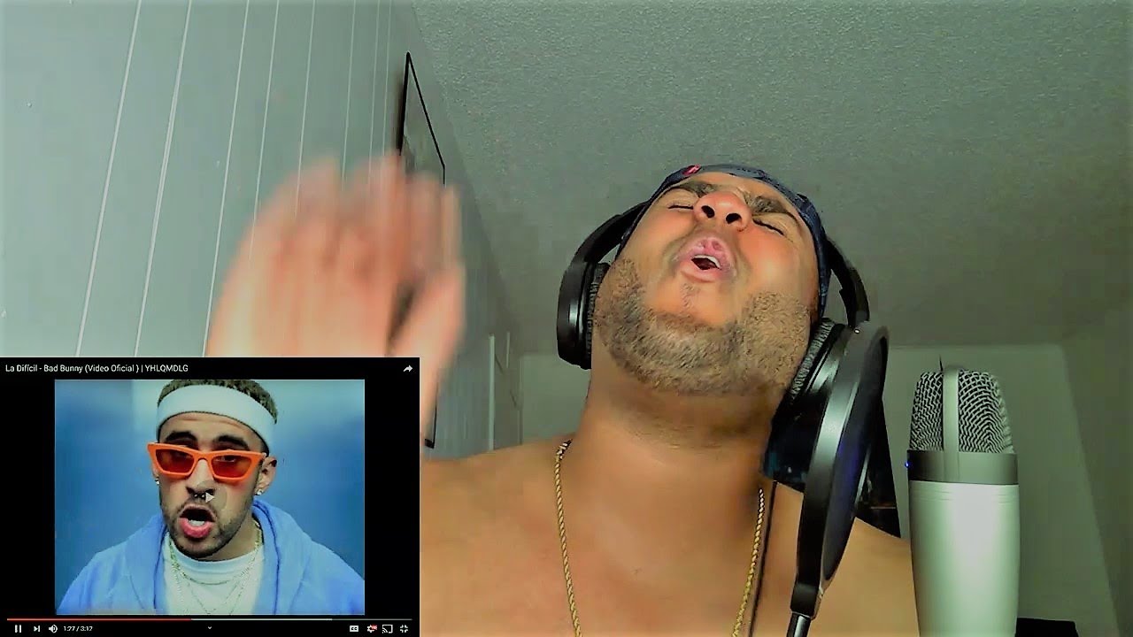 (REACCION) La Dificil - Bad Bunny (Video oficial) | YHLQMDLG