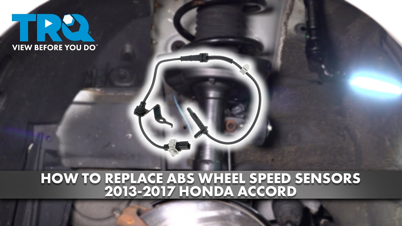 How to Replace ABS Wheel Speed Sensors 2013-2017 Honda Accord
