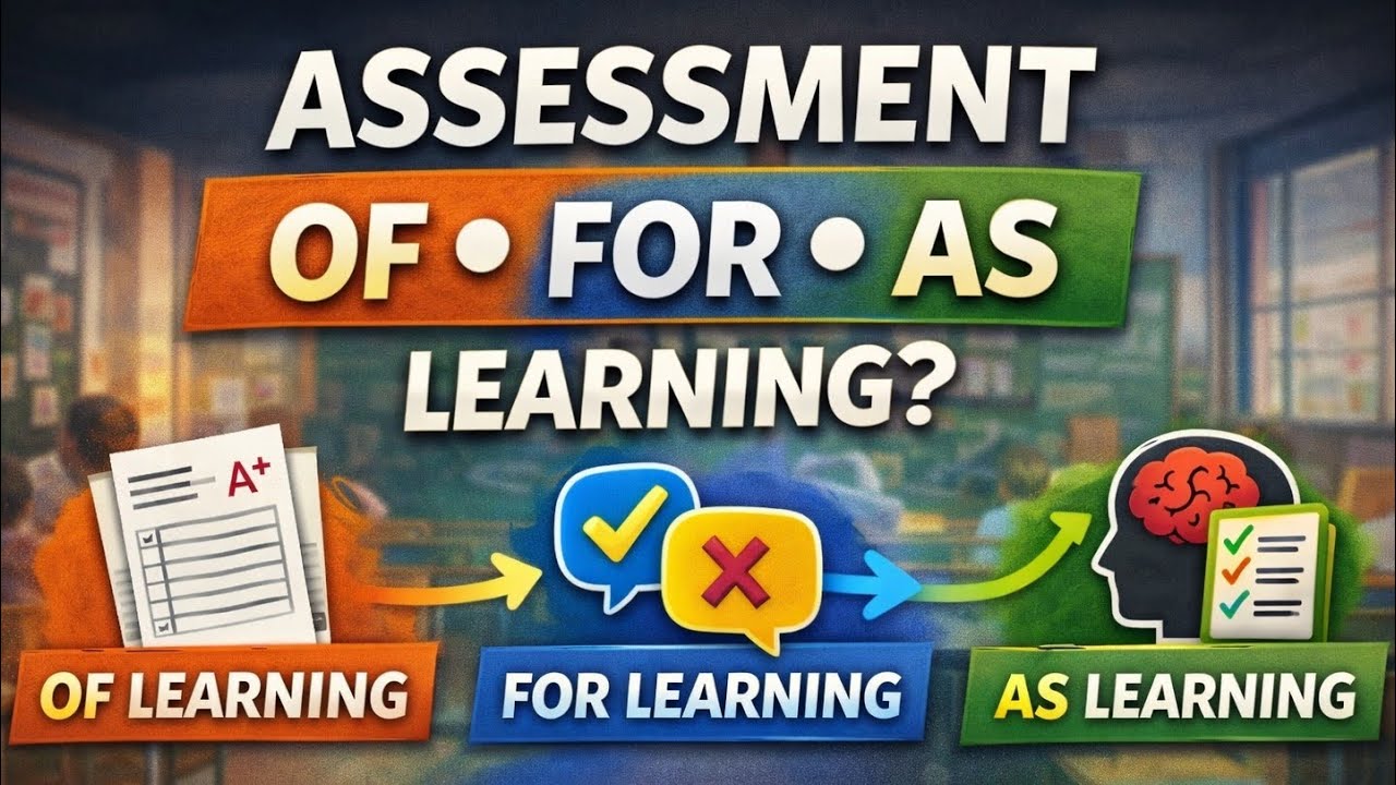 Types of Assessment in Education | AoL, AfL & AaL Explained Simply