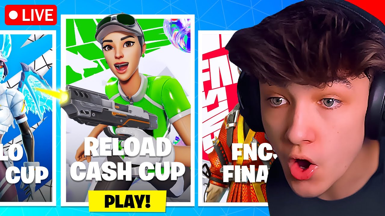 🔴LIVE! - RELOAD CASH CUP TOURNAMENT! (Fortnite)