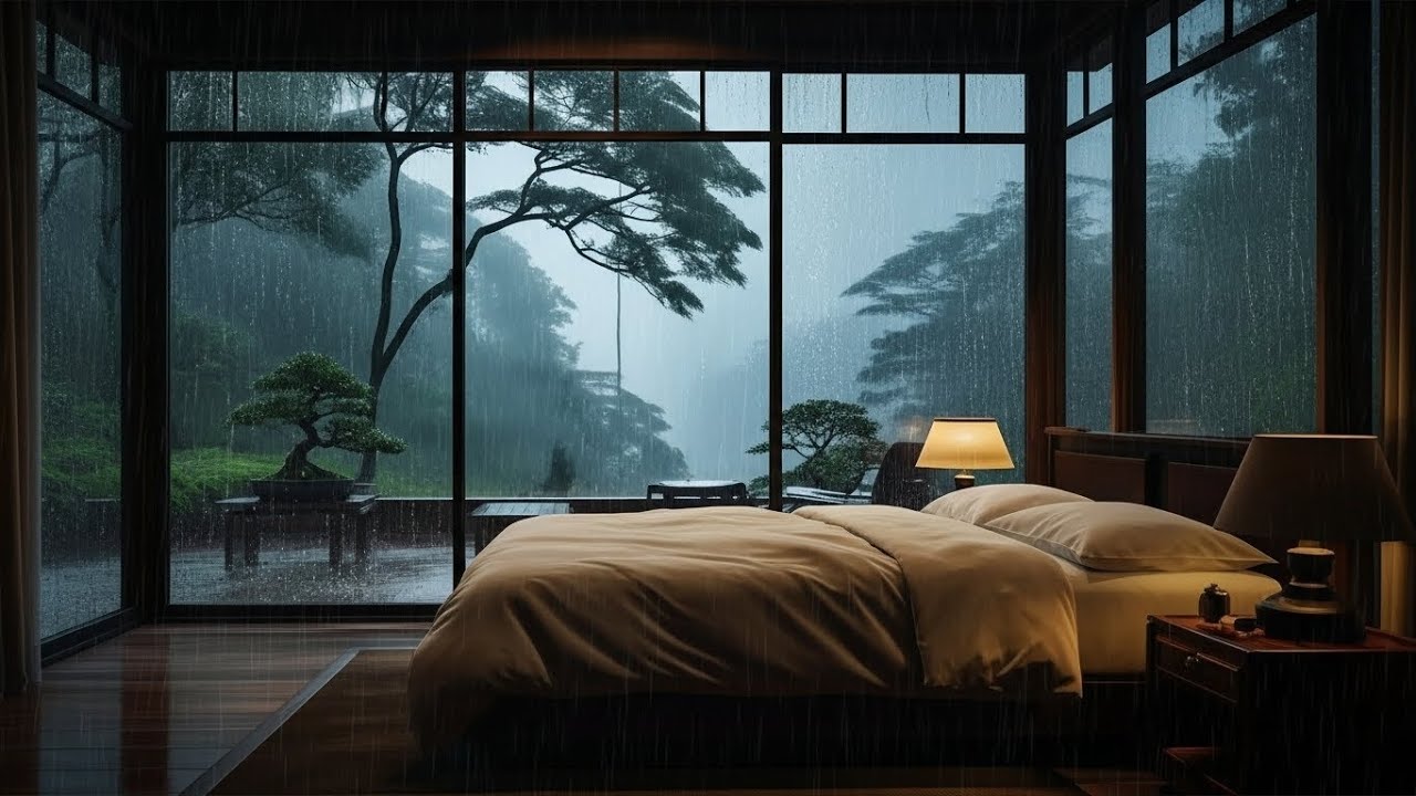 Rain Sounds with Relaxing Music to Reduce Anxiety and Help You Sleep  Stress Relief, Peaceful