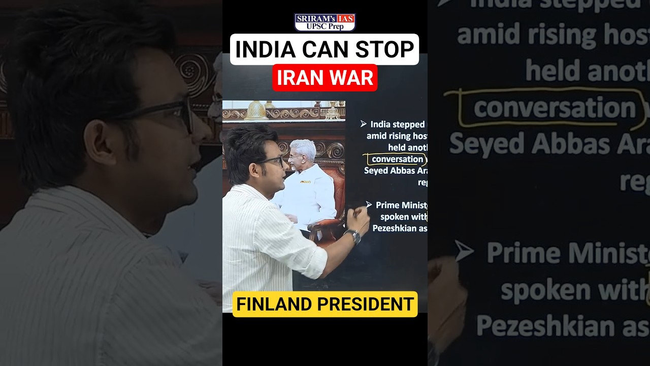 Why Finland Wants INDIA to Stop the US-Iran-Israel War ? #India #Iran #shorts