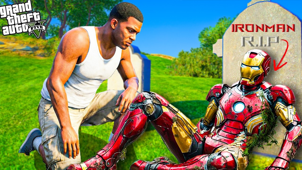 Franklin Restoring An Abandoned Ironman's Suit in GTA 5 ! (GTA 5 mods)