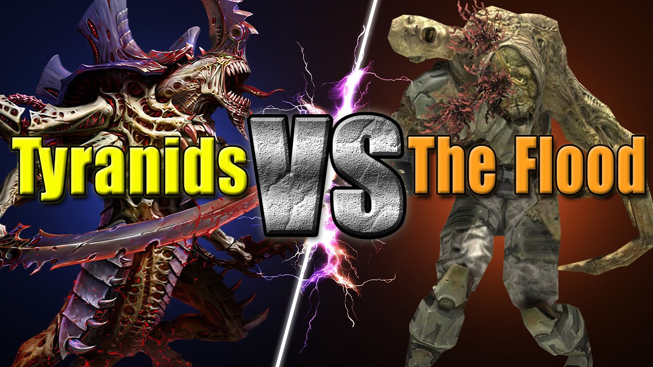 Tyranids vs The Flood: Quân số không quan trọng bằng trí tuệ? | Trận Chiến Hư Cấu