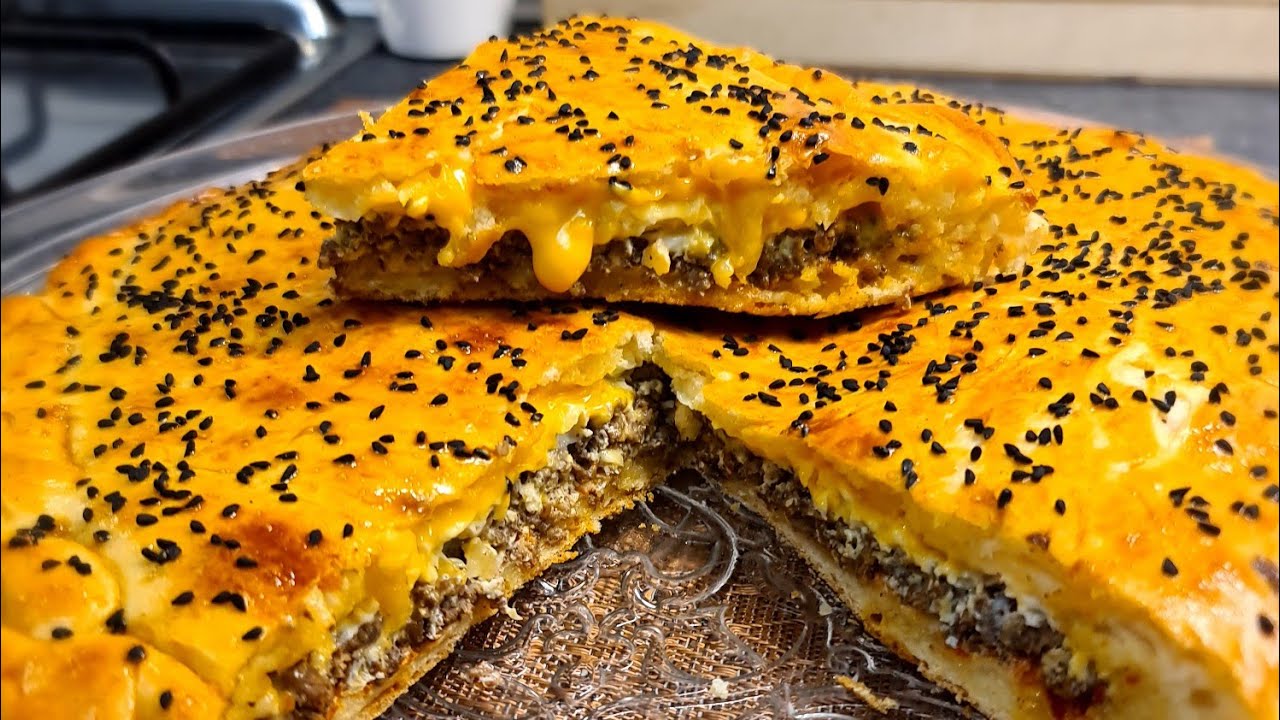 طاجين البرجر 🍔 علي طريقتي 😋 الطعم ولا اروع خيااااال