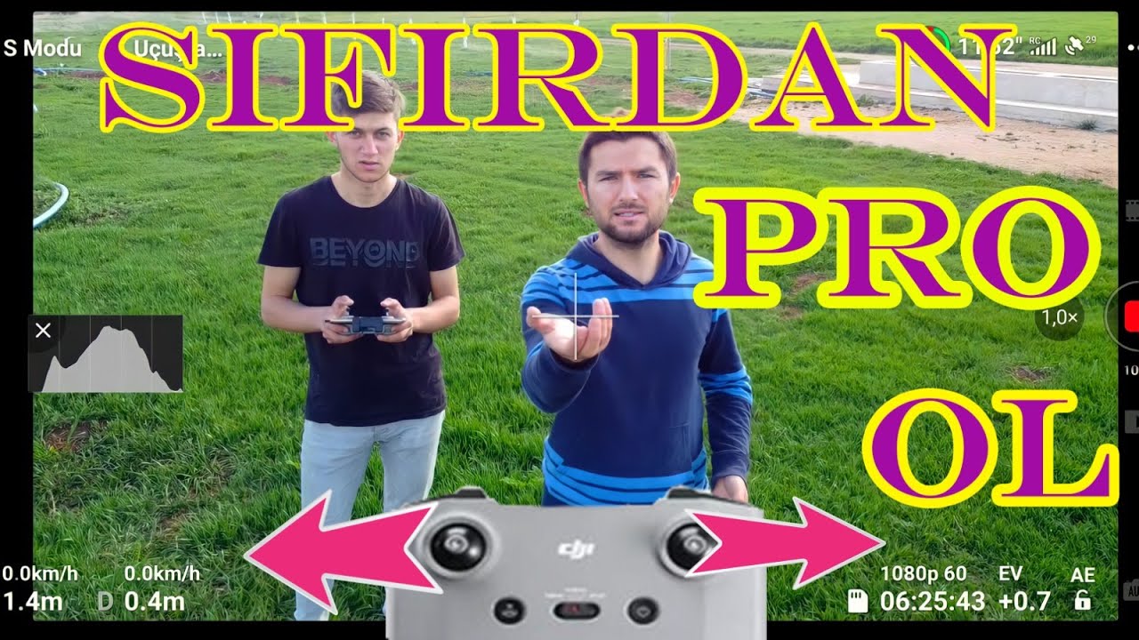 Hiç drone görmemiş birine drone kullanmayı öğretmek Djı mini 2 ( Evet Ben Kırdım)