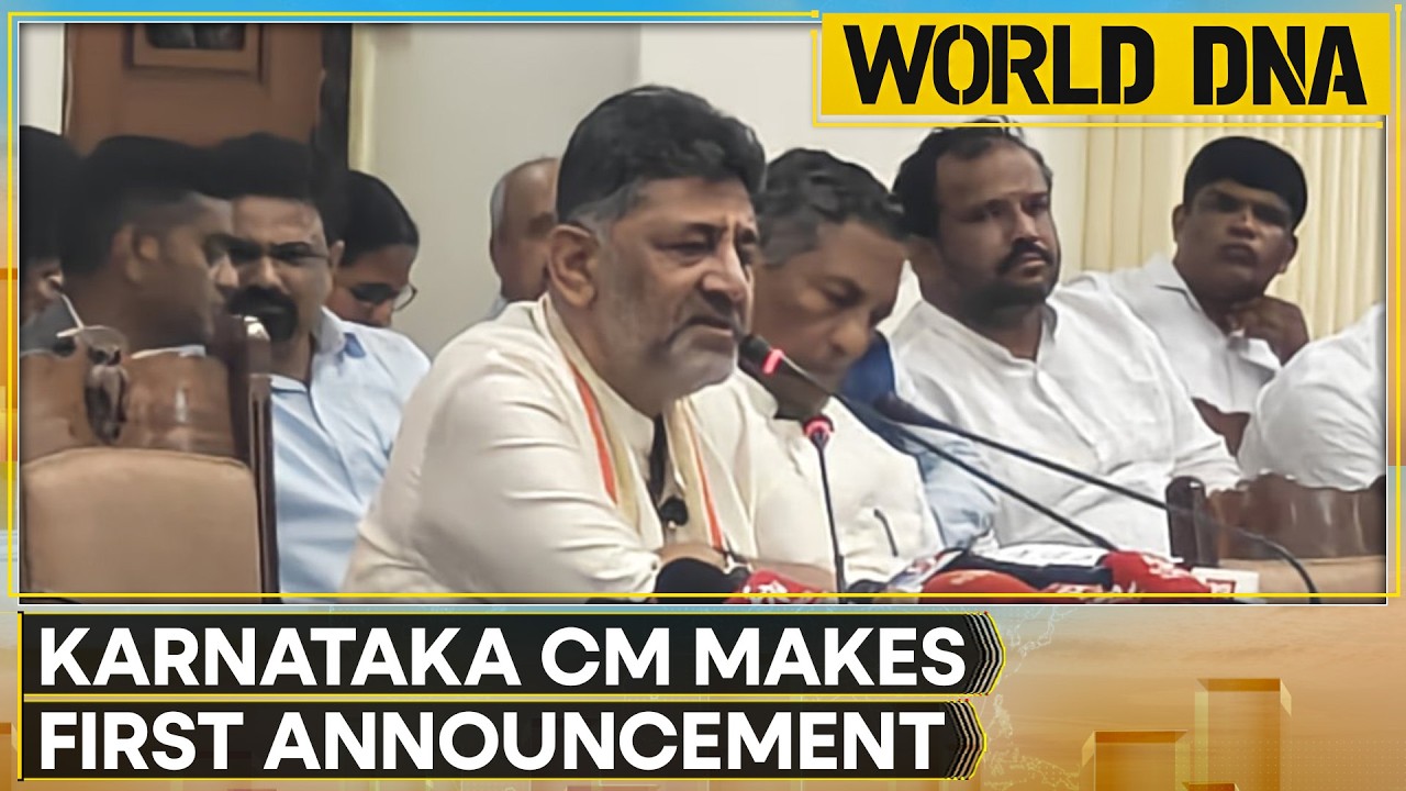 Karnataka CM DK Shivakumar Makes First Big Announcement After Taking Charge | WION News