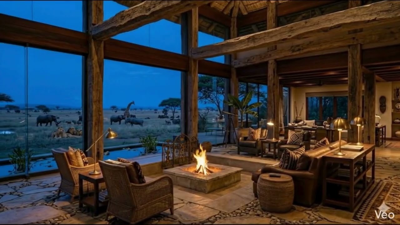 African Luxury Lodge | Deep Afro-House for Focus & Deep Work (18 Min)