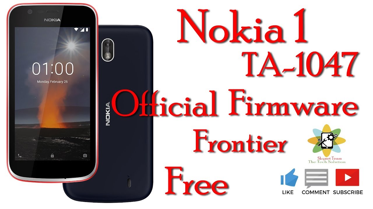 Nokia 1 TA 1047 Official Firmware Free
