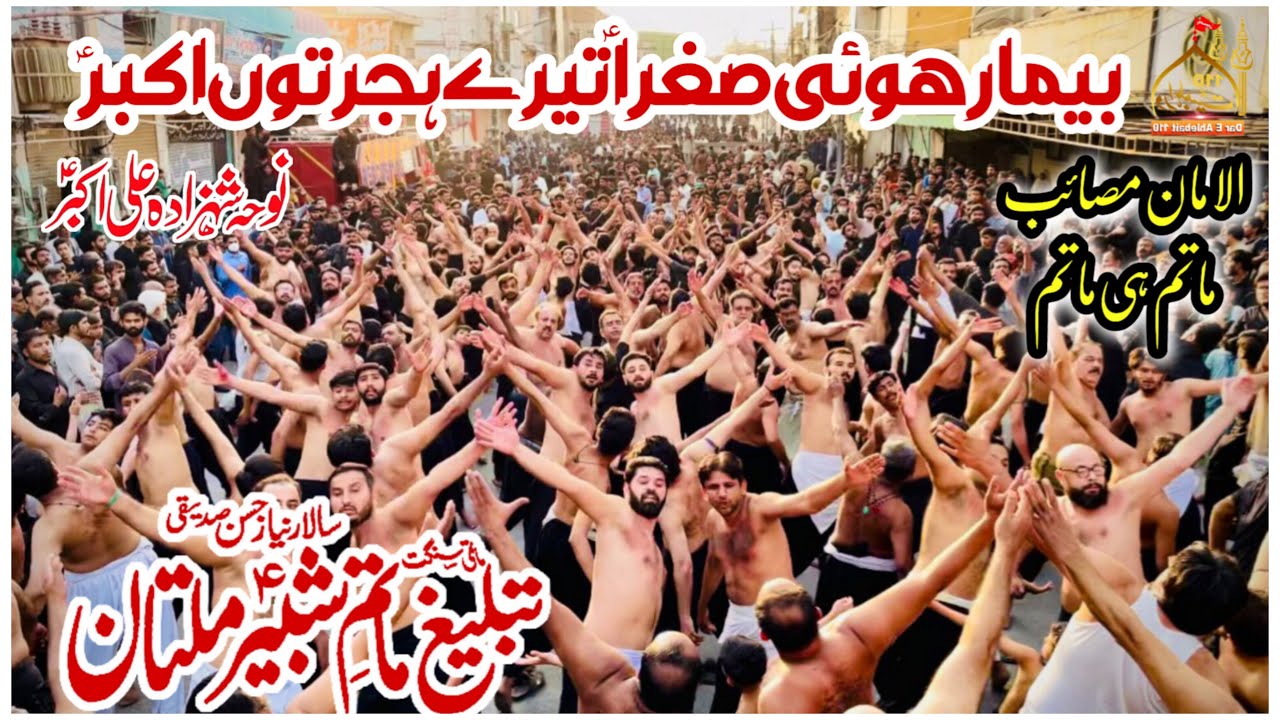 Bimar Hui Sughra Tere Hijar Tu Akbar | Anjuman Tableegh Matam E Shabir Multan | Noha 2023