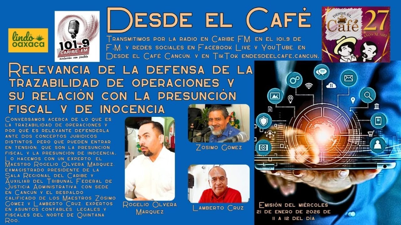 Desde el Café Cancún. 21.Enero.2026 📱