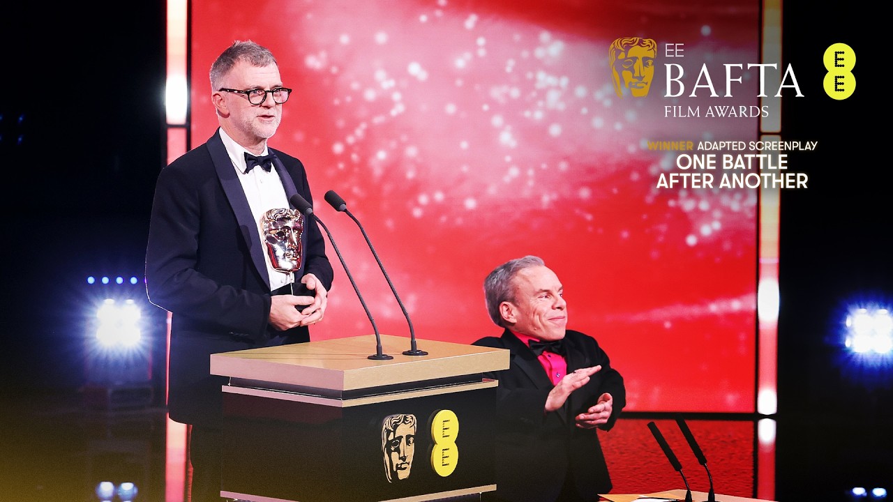 One Battle After Another Wins the Adapted Screenplay BAFTA | EE BAFTA Film Awards 2026