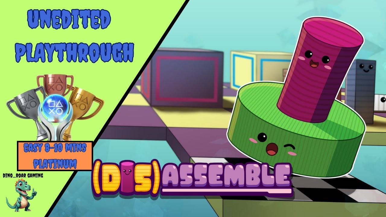 (Dis)Assemble - Unedited Platinum Trophy Playthrough (PS4/PS5)