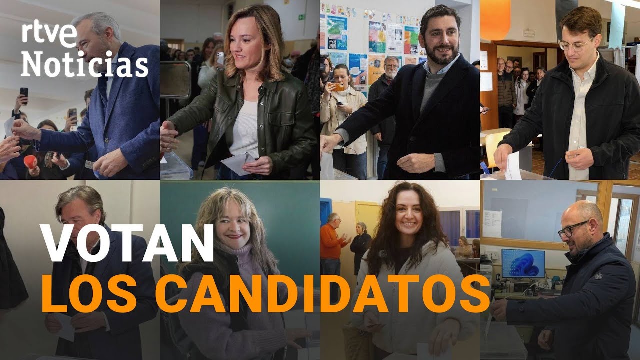 ELECCIONES ARAGÓN 8F | VOTACIÓN DE LOS CANDIDATOS