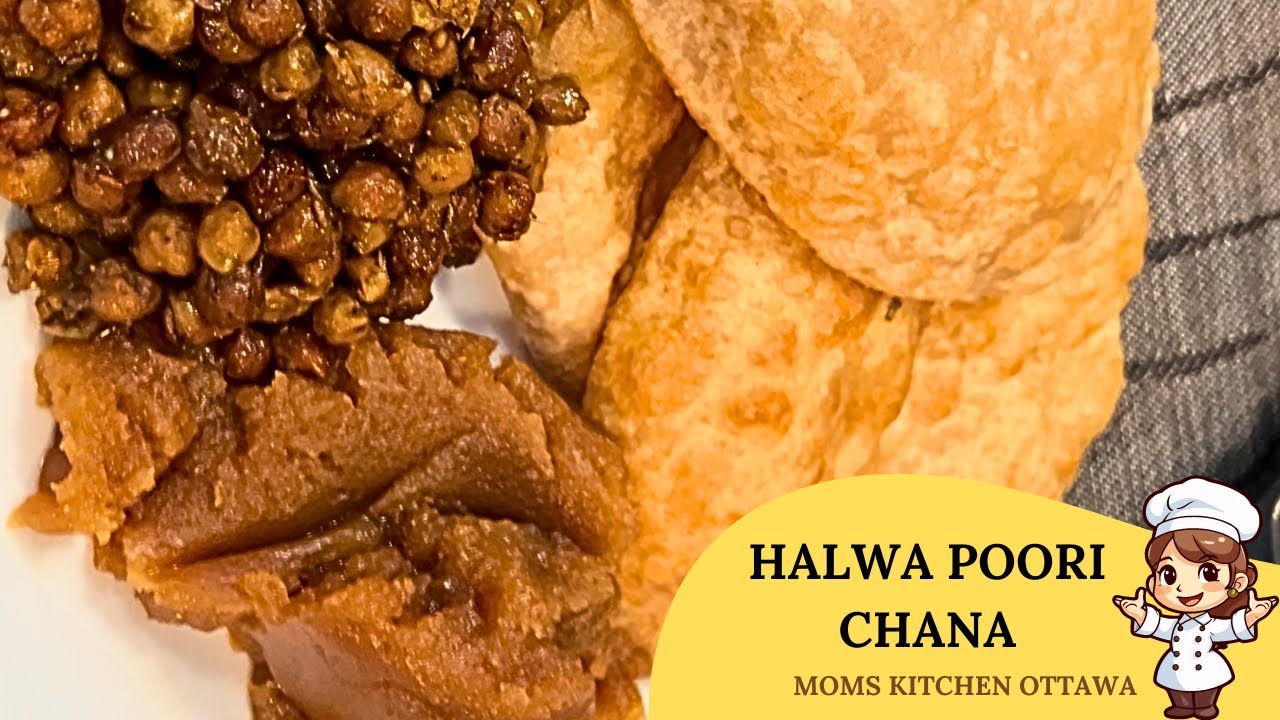 Halwa Poori Chana- Mom Style