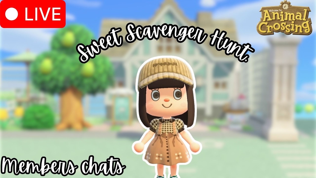 Members Chats scavenger hunt sweet items.