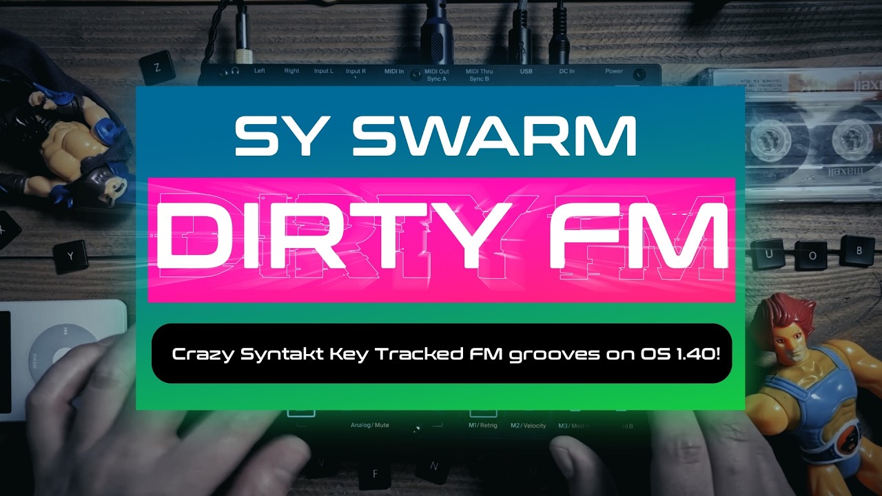Syntakt | 1.40 Dirty FM Techno Grooves Demo & Tutorial. More Key Tracking Tips!