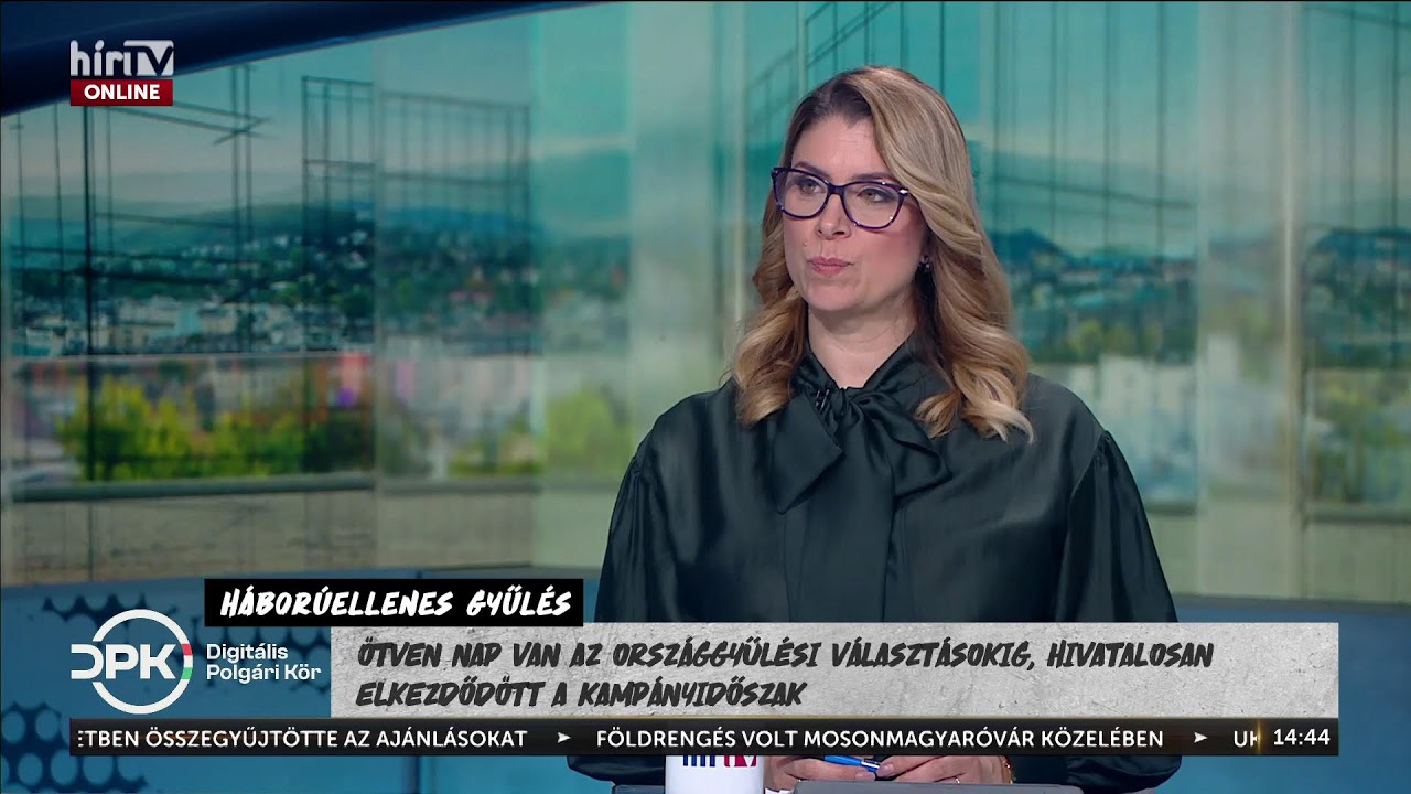 DPK - Háborúellenes gyűlés: Békéscsaba - élő közvetítés - HírTV