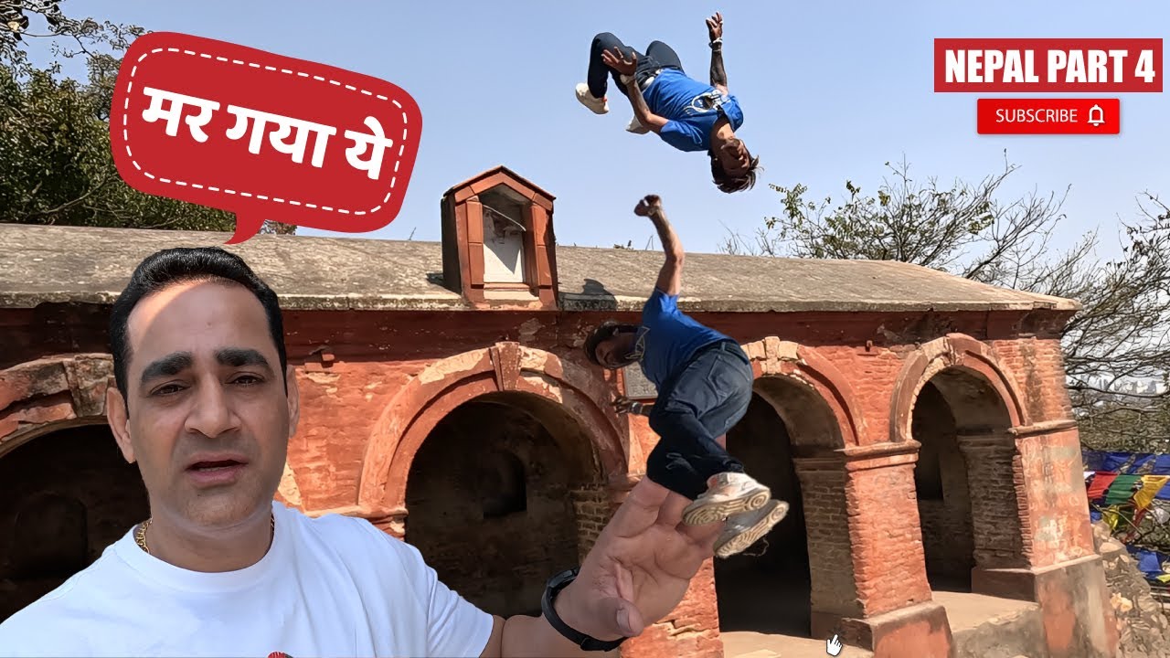 Do not try this ll Nepal's most famous Spot  Swayambhu || Nepal Part 4