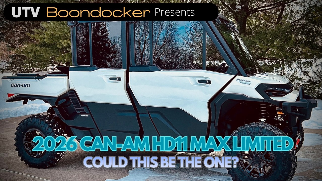 Can-Am Defender HD11 Max Limited z 2026 roku ma wszystko! Can-Am Dan powraca!