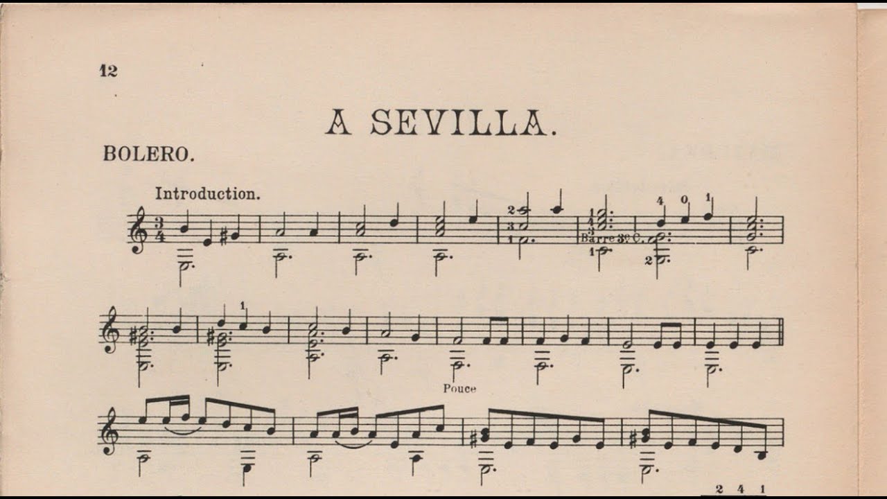 A.Batlle - A Sevilla [From 15 Fantaisies Faciles] (w/score)