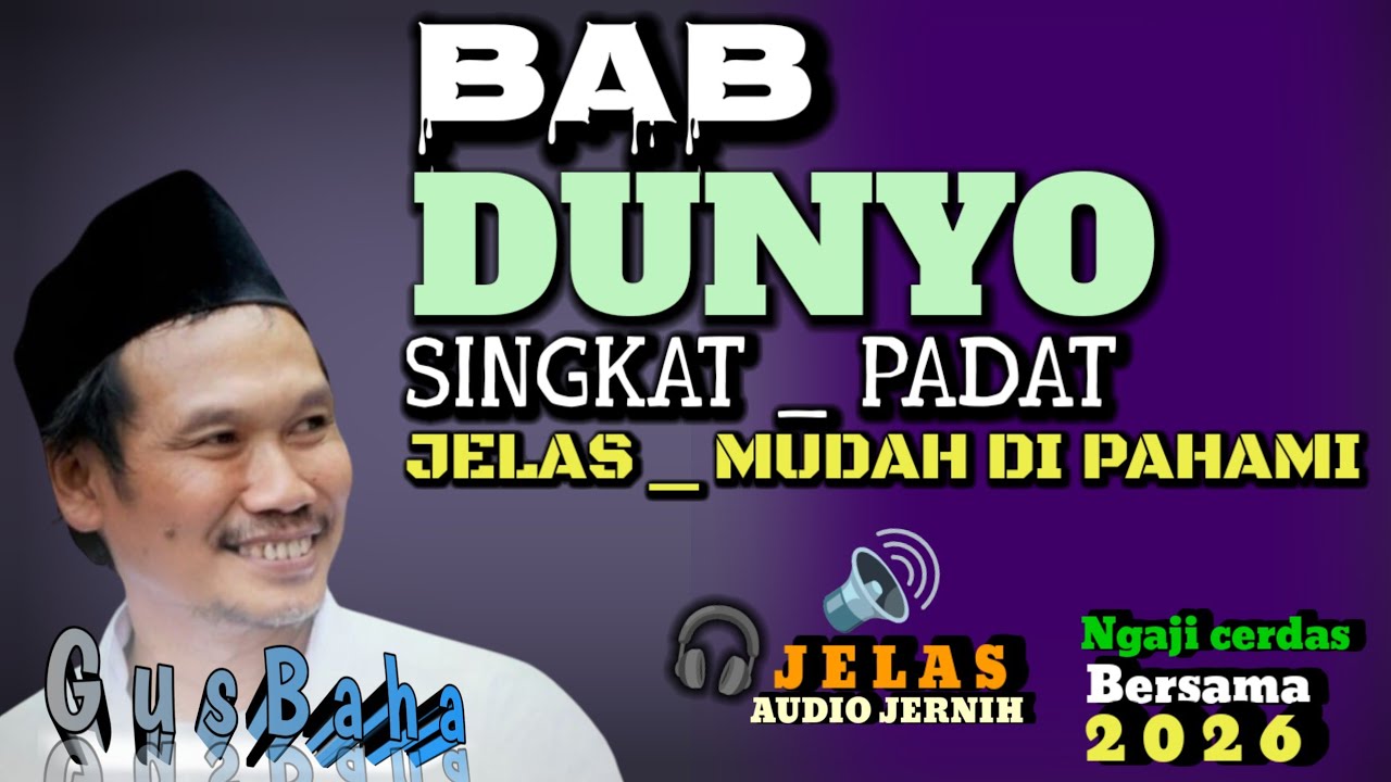🟢 GUS BAHA|| JANGAN JADI BUDAK HAWA NAFSU MU SENDIRI 