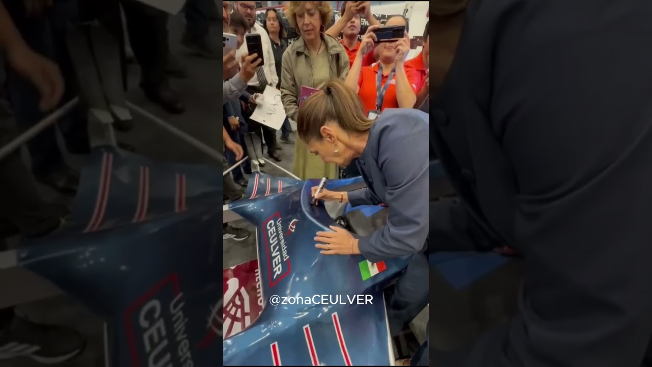 #Ingenier&iacute;aCEULVER #Mantarraya con firma de Presidenta