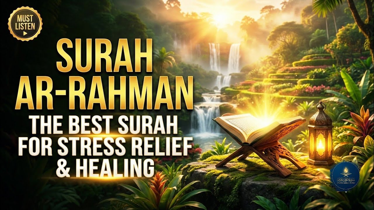 Surah Ar-Rahman | Beautiful Recitation for Deep Sleep & Inner Peace | Zemzem Quran Studio