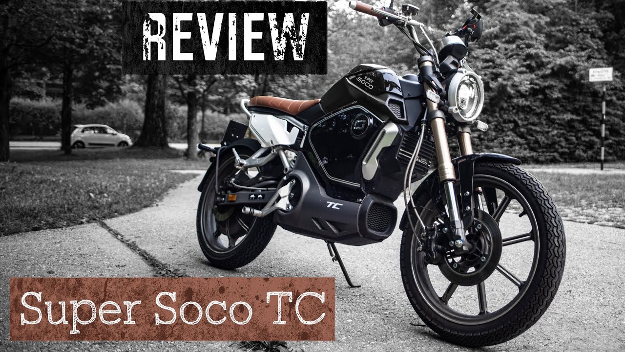 Super Soco TC Review (Deutsch) - Elektroroller im Design eines Elektromotorrades