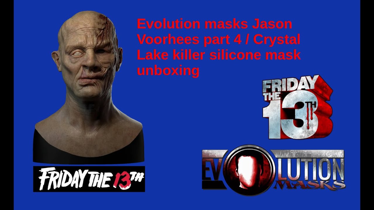 Evolution Masks Jason Voorhees part 4 aka Crystal Lake killer silicone mask unboxing
