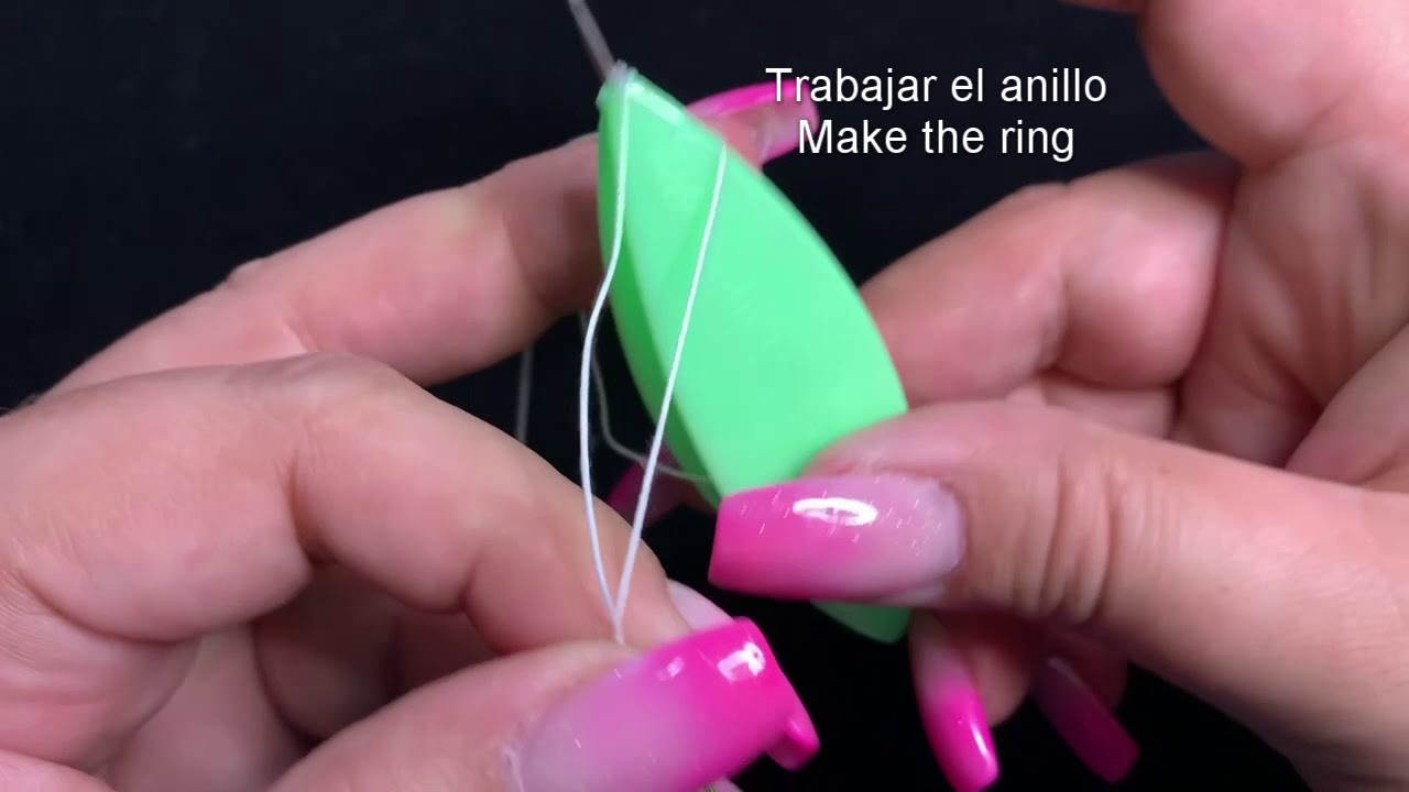 Frivolite Tatting Lesson 191 - Cuentas falsas - Mock Beads
