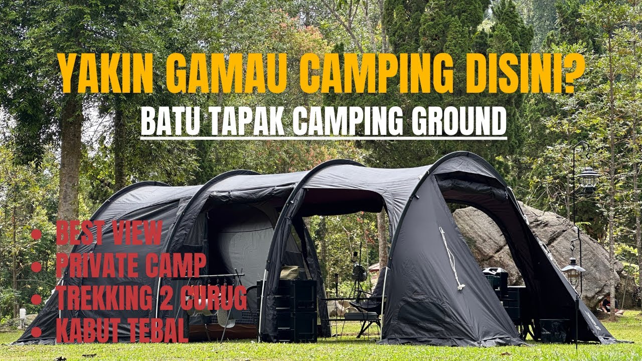 Camping Keluarga di Batu Tapak Camp Ground || Hidden Gem Cidahu Sukabumi || DOD Kamaboko