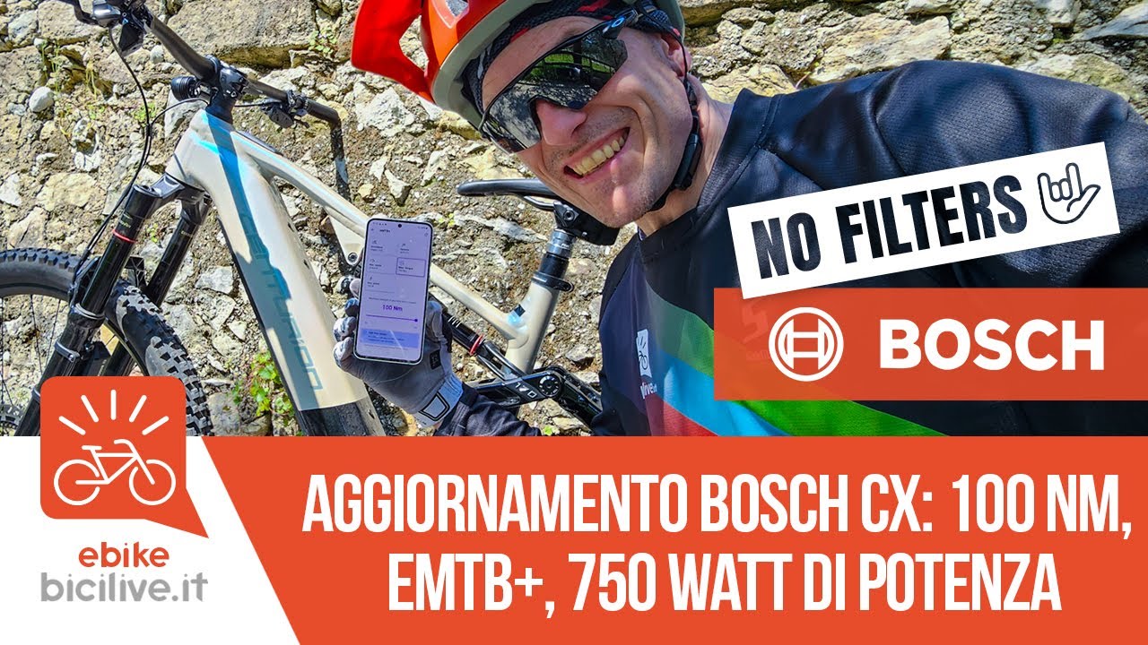 NO FILTERS: Aggiornamento Bosch CX 100 Nm e 750 Watt
