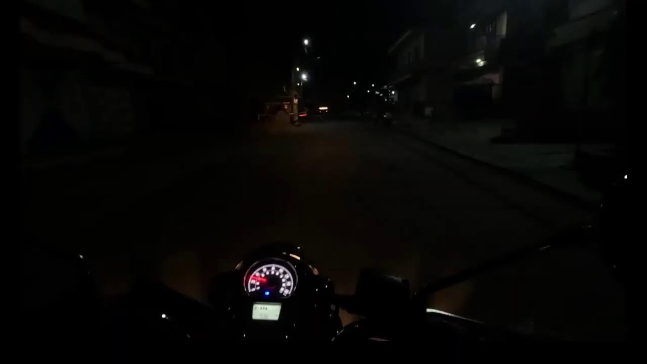 Riding at Night in Pokhara 