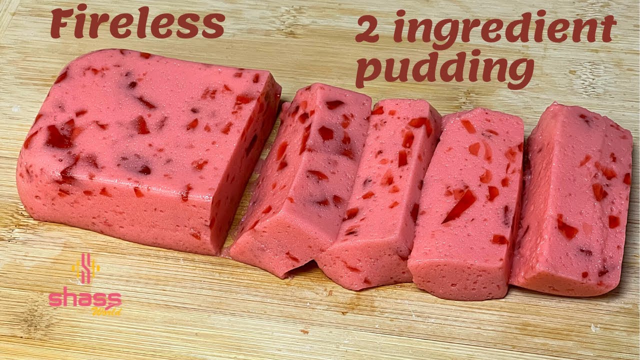Pudding Recipe In Malayalam | 2 Ingredient Pudding |Jelly Pudding |Fireless  Pudding|SHASS WORLD 191