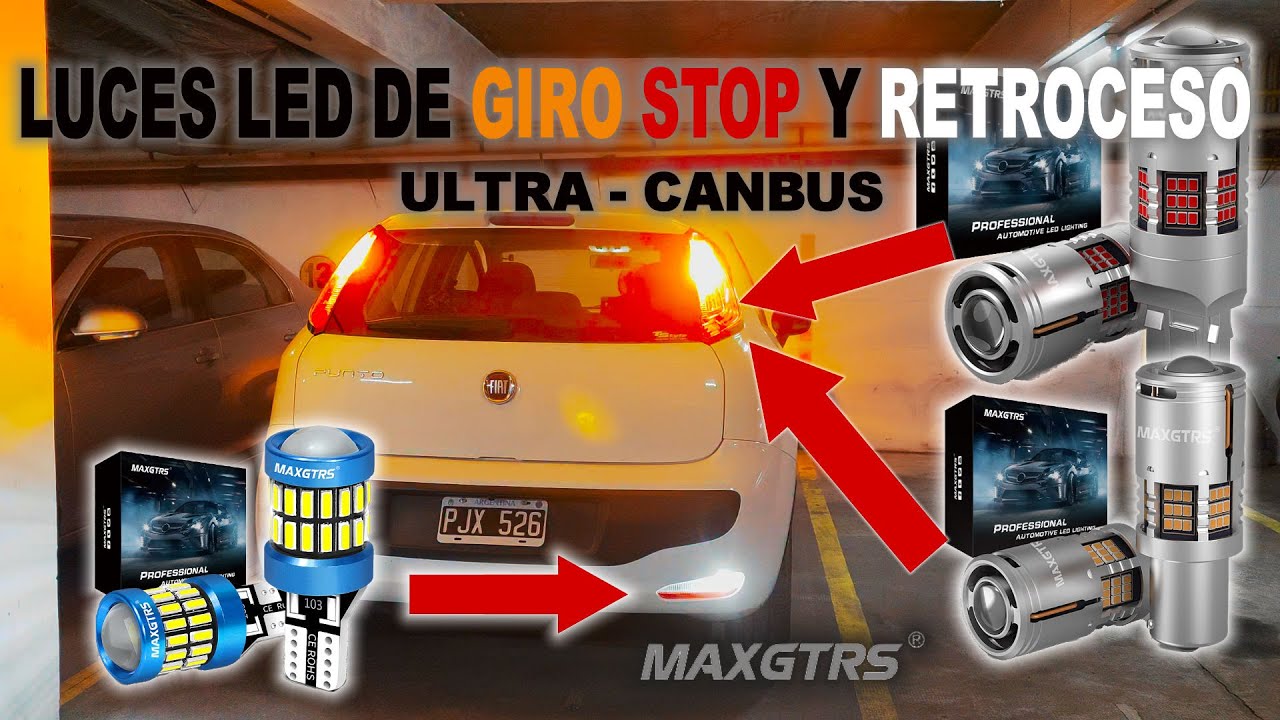 Luces de Giro,  Señalización, Retroceso, Stop o Freno Brake Light en LED!!! ULTRA CANBUS!!! #MAXGTRS