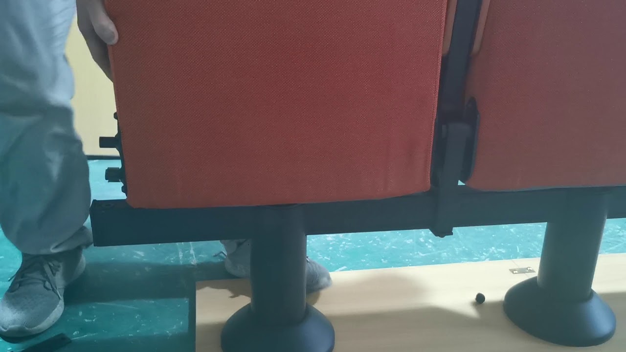 How to assemble auditorium chair