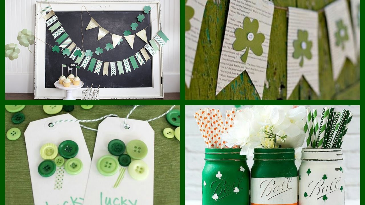 St Patricks Day Decor Ideas - DIY Saint Patrick Day Crafts Inspo - Spring Decorating Ideas