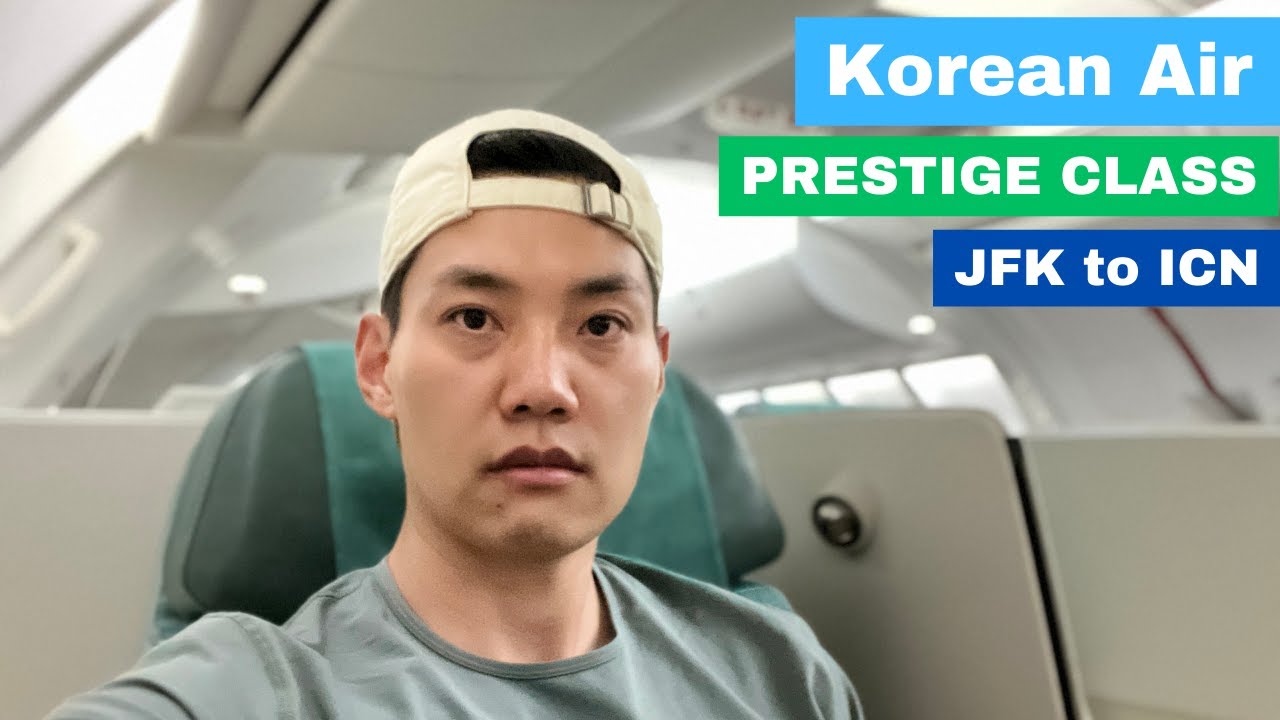Korean Air Prestige Class Business Class from JFK to ICN on B747-8