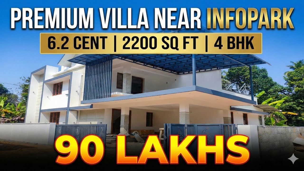 🏡 PREMIUM BRAND NEW VILLA FOR SALE📍 Near Infopark, Kakkanad &ndash; Kochi