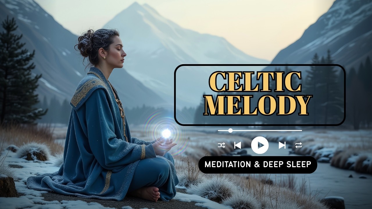 Deeply Sad Celtic Music 432Hz | Harp and Irish Flute in the Quiet Winter Forest | Celtic Music