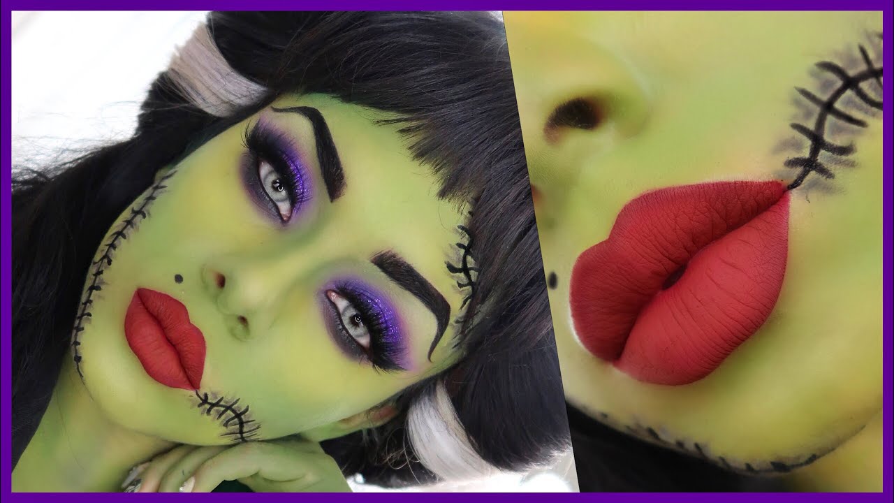 LADY FRANKEINSTEIN  MAKEUP / HALLOWEEN TUTORIAL