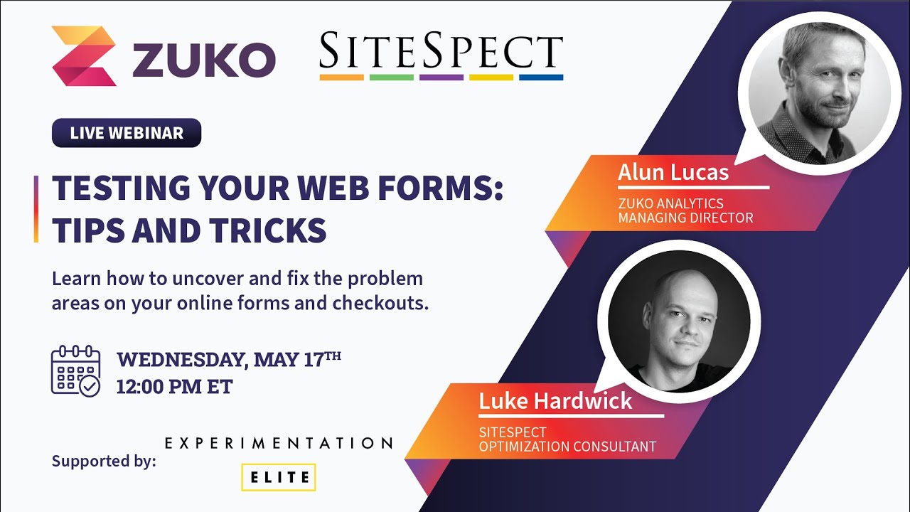 Webinar: Testing Your Web Forms Tips and Tricks