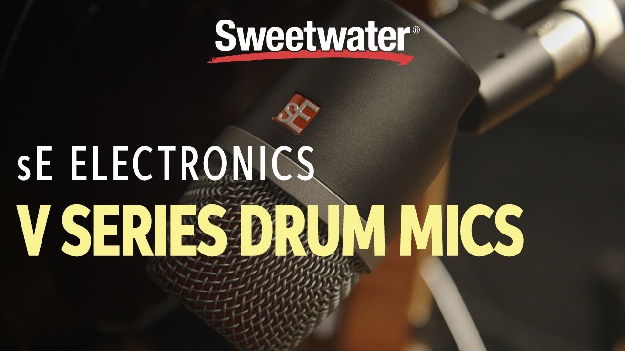 sE Electronics V Series Drum Mics Demo