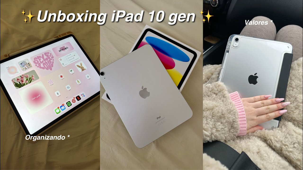 Comprei o iPad 10 geração gen 64g 📲💕 organização , aplicativos , valores , edição de vídeo 