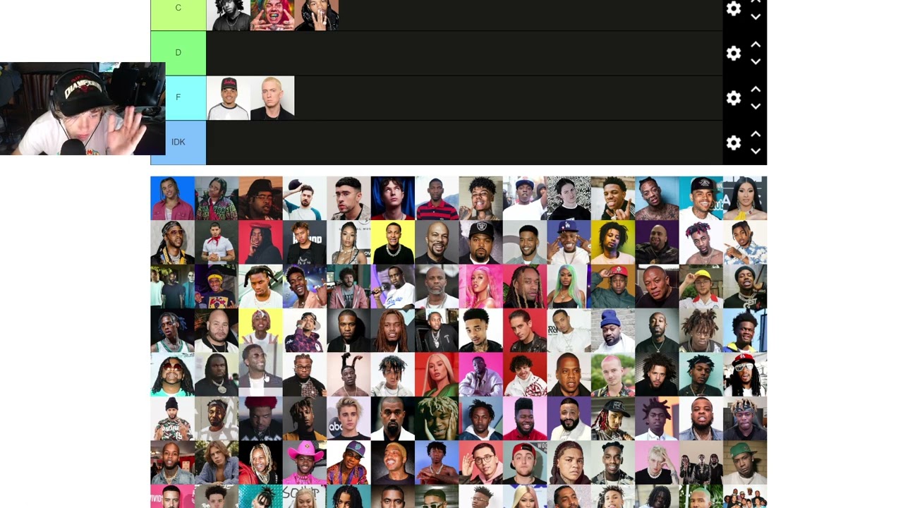 rapper tier list 2023 [asmr]