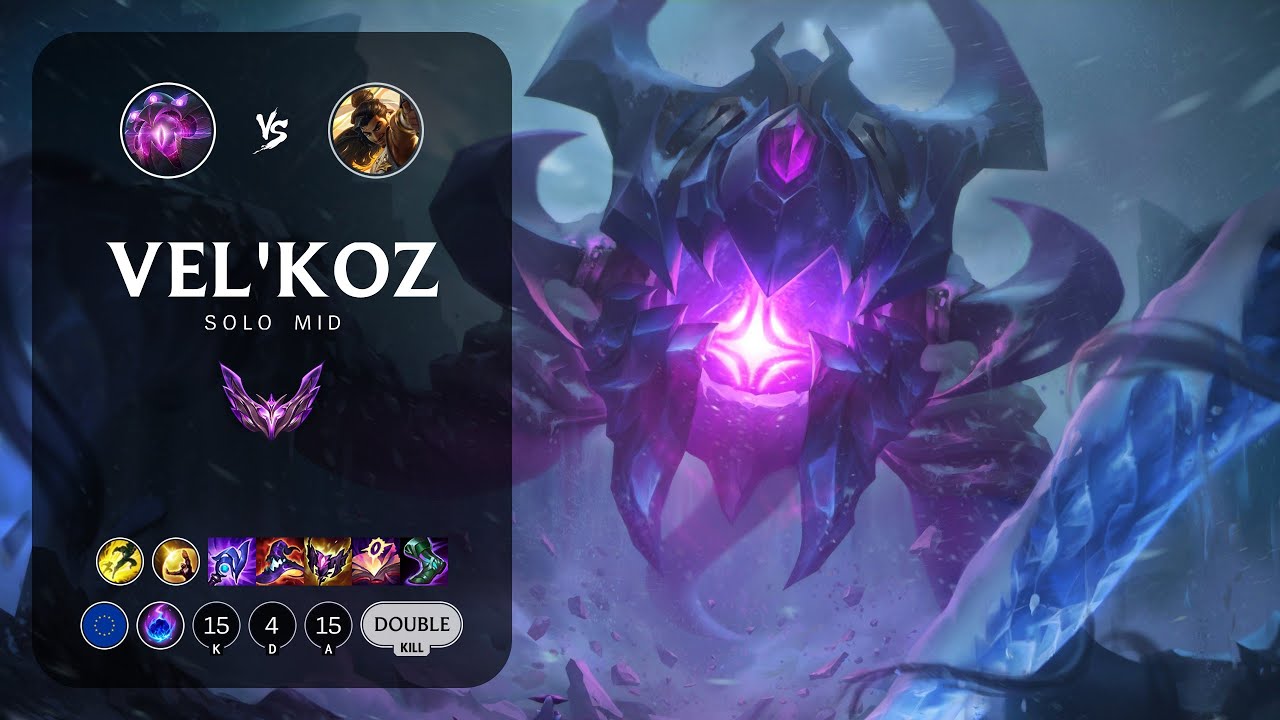 Vel'Koz Mid vs Akshan - EUW Master Patch 13.20