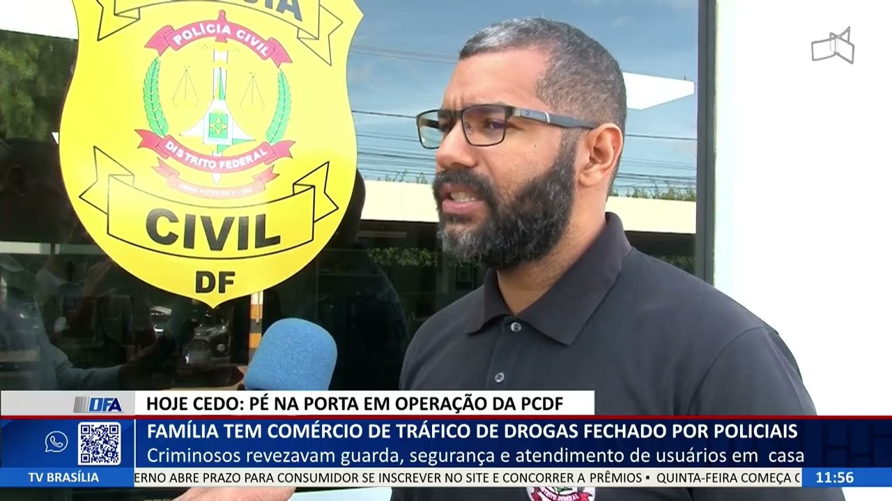 DF ALERTA - Família tem comércio de tráfico de drogas fechado por policiais